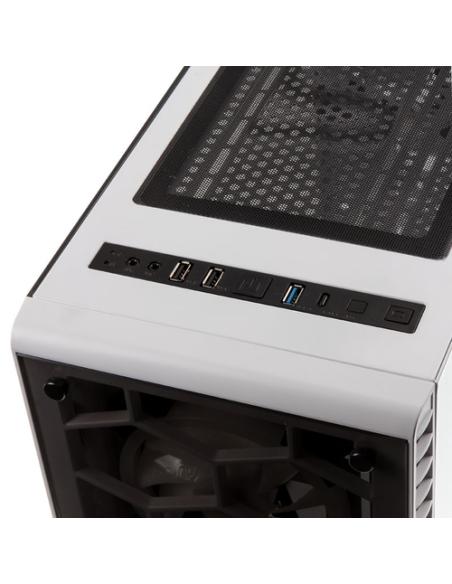 Kolink OBSERVATORY WHITE Midi Tower Negro, Blanco