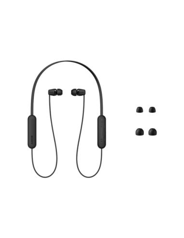 Sony WI-C100 Auriculares Inalámbrico Dentro de oído Llamadas/Música Bluetooth Negro
