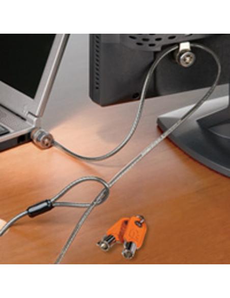 Kensington Candado con llave de cabezal doble para portátiles MicroSaver®
