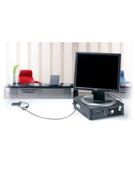 Kensington Candado con llave de cabezal doble para portátiles MicroSaver®