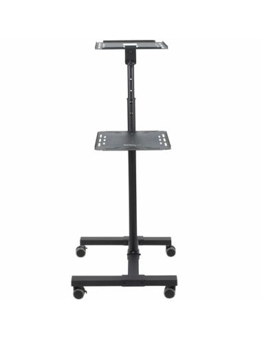 StarTech.com Soporte Móvil para Proyector y Ordenador Portátil - Carrito de Servicio Pesado para Proyector (2 Estantes) - de Alt