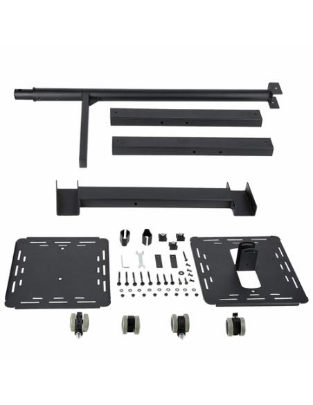 StarTech.com Soporte Móvil para Proyector y Ordenador Portátil - Carrito de Servicio Pesado para Proyector (2 Estantes) - de Alt