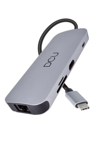 DCU Advance Tecnologic 391166 hub de interfaz USB Tipo C 1000 Mbit/s Gris