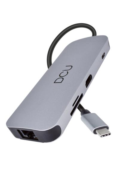 DCU Advance Tecnologic 391166 hub de interfaz USB Tipo C 1000 Mbit/s Gris
