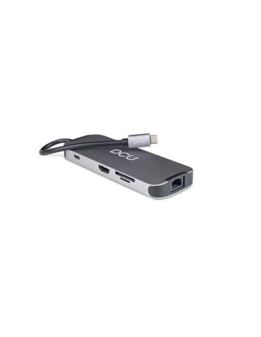 DCU Advance Tecnologic 391166 hub de interfaz USB Tipo C 1000 Mbit/s Gris