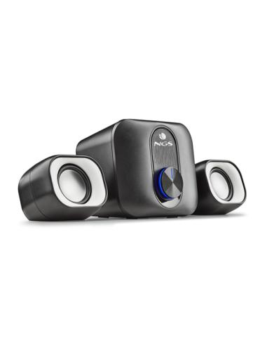 NGS COMET 2.1 conjunto de altavoces 11 W Universal Negro, Blanco 2.1 canales De 2 vías 3 W