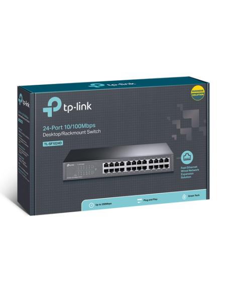 TP-Link TL-SF1024D switch No administrado Fast Ethernet (10/100) Gris