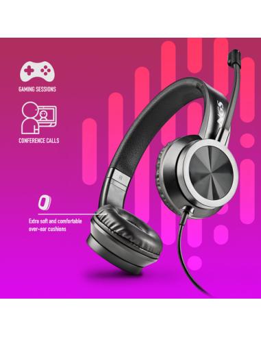 NGS MSX 11 PRO Auriculares Alámbrico Diadema Juego Negro