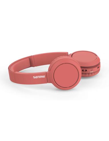 Philips 4000 series TAH4205RD/00 auricular y casco Auriculares Inalámbrico Diadema Llamadas/Música USB Tipo C Bluetooth Rojo