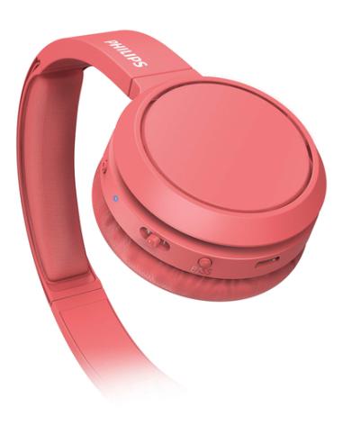 Philips 4000 series TAH4205RD/00 auricular y casco Auriculares Inalámbrico Diadema Llamadas/Música USB Tipo C Bluetooth Rojo