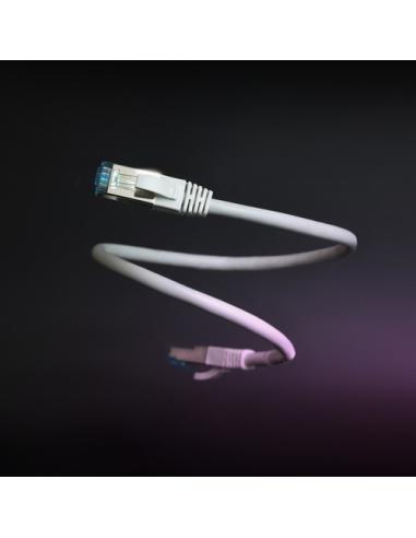 Nanocable Cable de Red Cat.7 600MHZ LSZH SFTP PIMF AWG26, Gris, 20 m