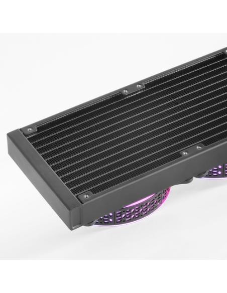 Mars Gaming ML-ONE360, Refrigeración Líquida CPU, TDP 550 W, Espejo Infinito, 3 Ventiladores FRGB Silenciosos, Multisocket Unive