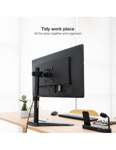 TooQ DB1701TN-B soporte para monitor 81,3 cm (32") Escritorio Negro