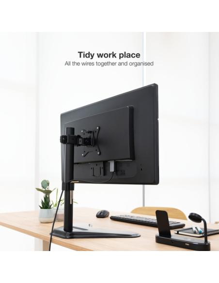 TooQ DB1701TN-B soporte para monitor 81,3 cm (32") Escritorio Negro