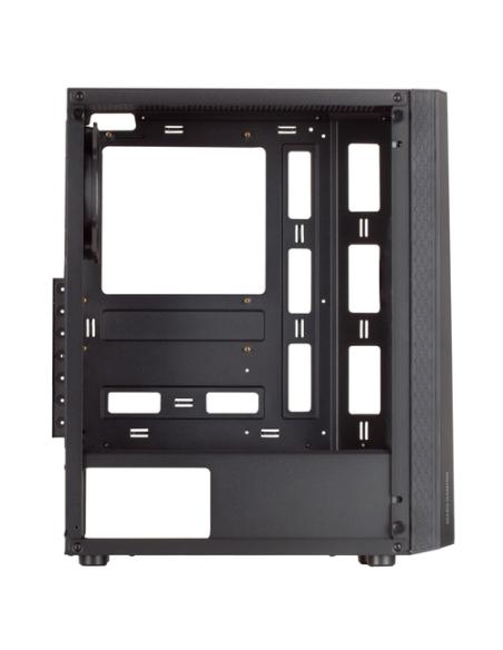 Mars Gaming MC-ART Negro, Caja PC Gaming ATX, Doble Cristal Templado Dibujable, ARGB 12 Modos, Ventilador 12cm