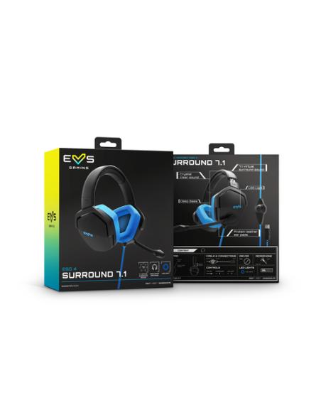 Energy Sistem ESG 4 BLUE auricular y casco Auriculares Alámbrico Diadema Juego USB tipo A Azul