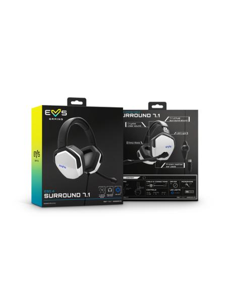 Energy Sistem ESG 4 WHITE Thunder Auriculares Alámbrico Diadema Juego USB tipo A Blanco