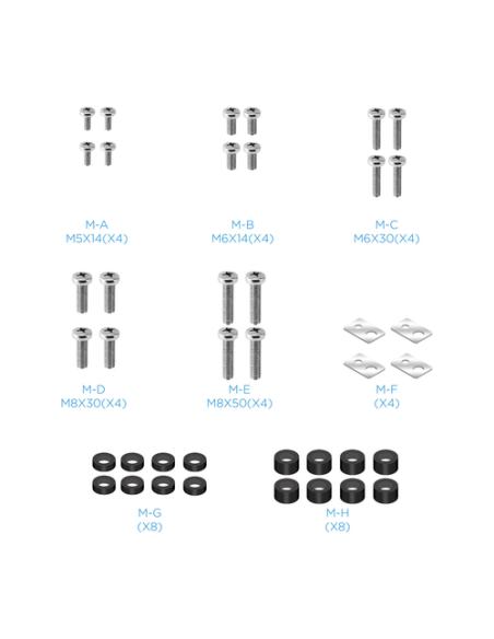 TooQ Partenón 2,54 m (100") Plata