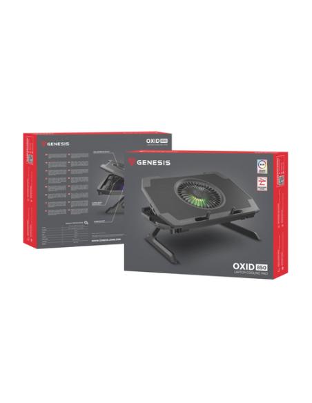 GENESIS Oxid 850 almohadilla fría 43,9 cm (17.3") 2500 RPM Negro