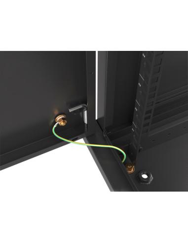Lanberg WF01-6609-00B armario rack 9U Bastidor de pared Negro