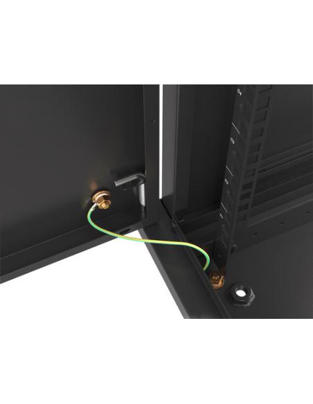 Lanberg WF01-6609-00B armario rack 9U Bastidor de pared Negro