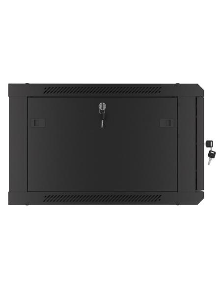 Lanberg WF01-6606-00B armario rack 6U Bastidor de pared Negro