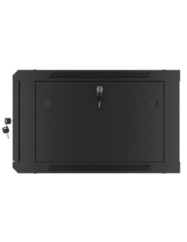 Lanberg WF01-6606-00B armario rack 6U Bastidor de pared Negro