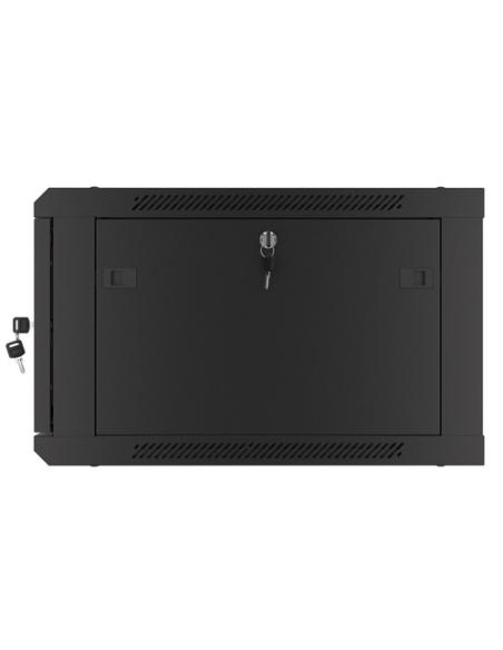 Lanberg WF01-6606-00B armario rack 6U Bastidor de pared Negro
