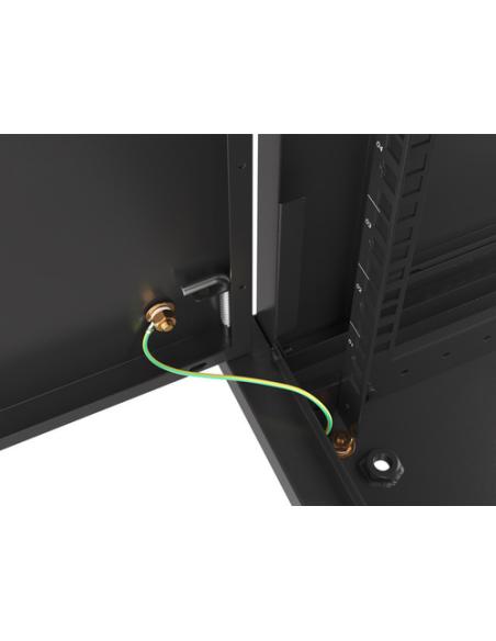 Lanberg WF01-6406-00B armario rack 6U Bastidor de pared Negro