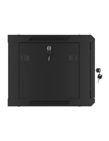 Lanberg WF01-6406-00B armario rack 6U Bastidor de pared Negro