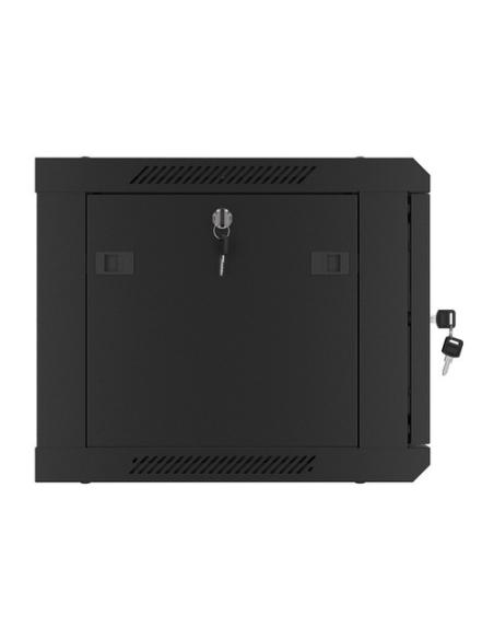 Lanberg WF01-6406-00B armario rack 6U Bastidor de pared Negro