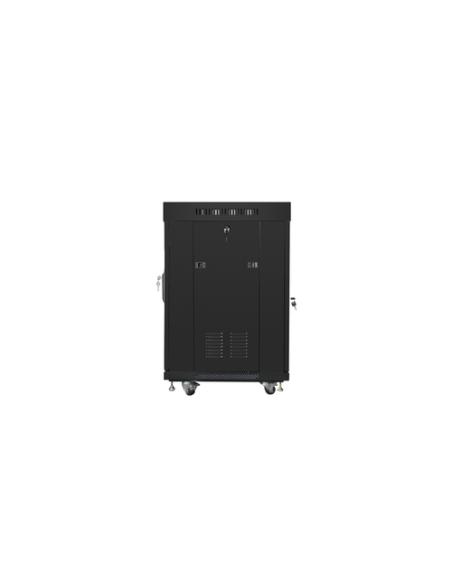 Lanberg FF01-6615-12BL armario rack 15U Rack o bastidor independiente Negro
