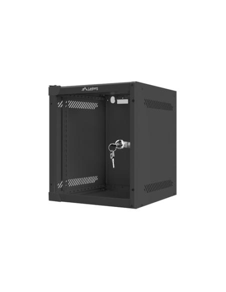 Lanberg WF10-2306-10B armario rack 6U Bastidor de pared Negro