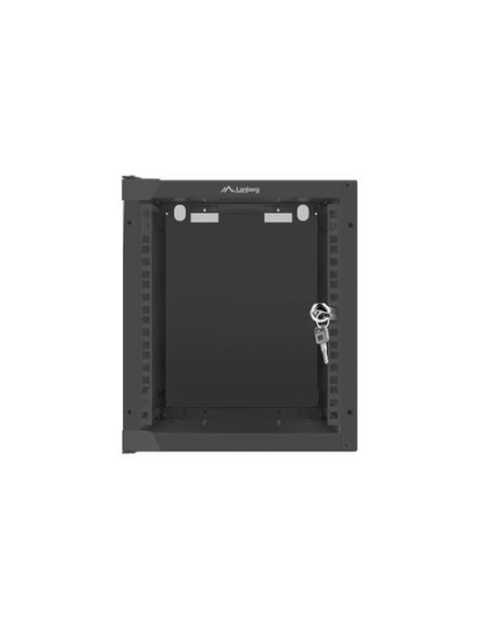 Lanberg WF10-2306-10B armario rack 6U Bastidor de pared Negro