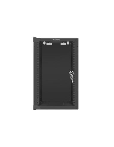 Lanberg WF10-2309-10B armario rack 9U Bastidor de pared Negro