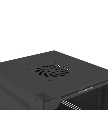 Lanberg WF10-2309-10B armario rack 9U Bastidor de pared Negro