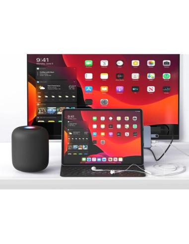 HYPER Drive HD 319E USB 3.2 Gen 2 (3.1 Gen 2) Type-C Plata