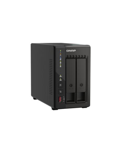 QNAP TS-253E NAS Torre Intel® Celeron® J6412 8 GB 0 TB QNAP QTS Negro