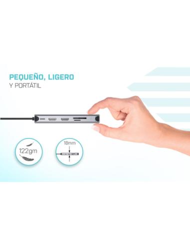 i-tec USB 3.0 USB-C/Thunderbolt 3x Display Metal Nano Dock with LAN + Power Delivery 100 W