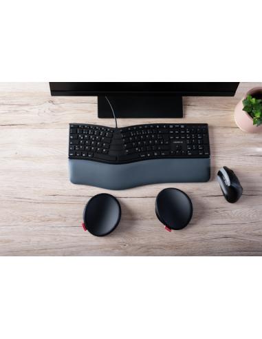 CHERRY SLIDEPAD ERGO descansa muñecas Negro