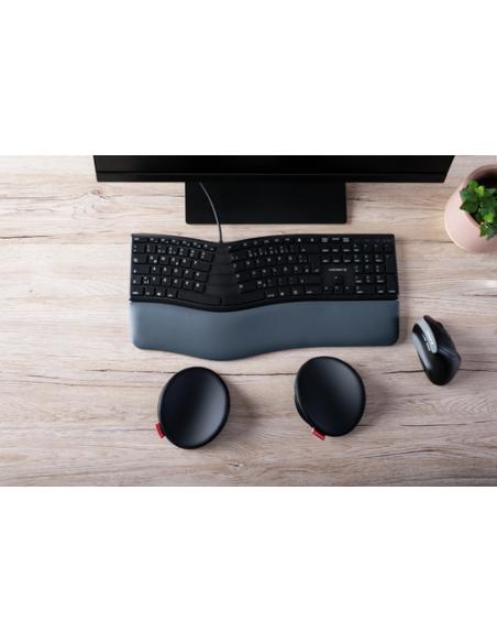 CHERRY SLIDEPAD ERGO descansa muñecas Negro