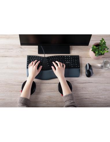 CHERRY SLIDEPAD ERGO descansa muñecas Negro