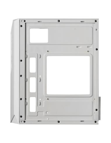 Mars Gaming MC-S1, Caja PC Compacta Gaming Micro-ATX, Iluminación ARGB 12 Modos, Ventilador FRGB, Ventana Lateral Completa RGB, 