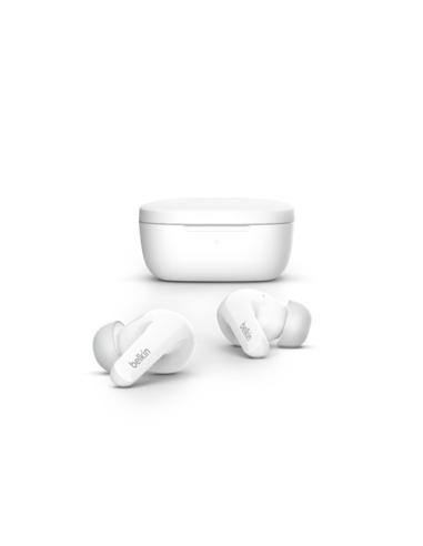 Belkin SOUNDFORM Flow Auriculares Inalámbrico Dentro de oído Llamadas/Música USB Tipo C Bluetooth Blanco