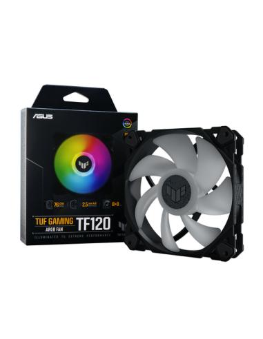 ASUS TUF Gaming TF120 ARGB Fan Carcasa del ordenador Refrigerador de aire 12 cm Negro