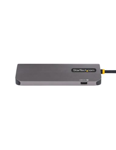 StarTech.com Adaptador Multipuertos USB C, de Vídeo HDMI de 4K y 60Hz, Hub USB-A 3.2 de 3 Puertos de 5Gbps, Entrega de Alimentac