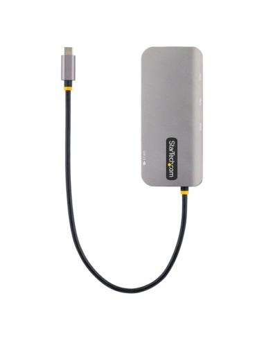 StarTech.com Adaptador Multipuertos USB C, de Vídeo HDMI de 4K y 60Hz, Hub USB-A 3.2 de 3 Puertos de 5Gbps, Entrega de Alimentac