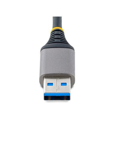 StarTech.com Hub USB de 4 Puertos - USB 3.0 de 5Gbps - Alimentado por el Bus - Concentrador de 4 Puertos USB-A con Alimentación 