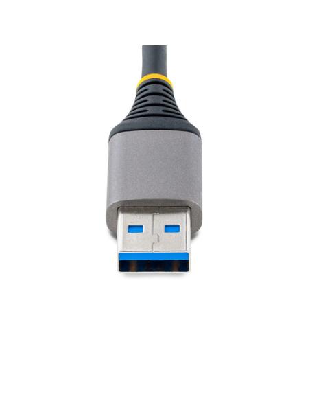 StarTech.com Hub USB de 4 Puertos - USB 3.0 de 5Gbps - Alimentado por el Bus - Concentrador de 4 Puertos USB-A con Alimentación 