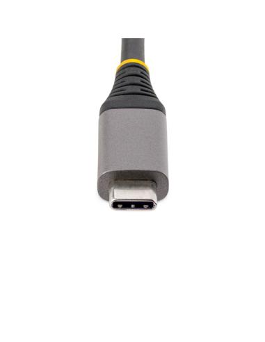 StarTech.com Hub USB de 4 Puertos USBA - USB 3.0 de 5Gbps - Alimentado por el Bus - Concentrador USB-C de 4 Puertos USB-A con Al